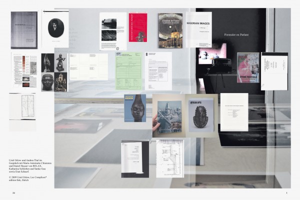 _Formuler en Parlant_, Uriel Orlow, Publikation in Zeitungsformat, erschienen bei edition fink, 2009